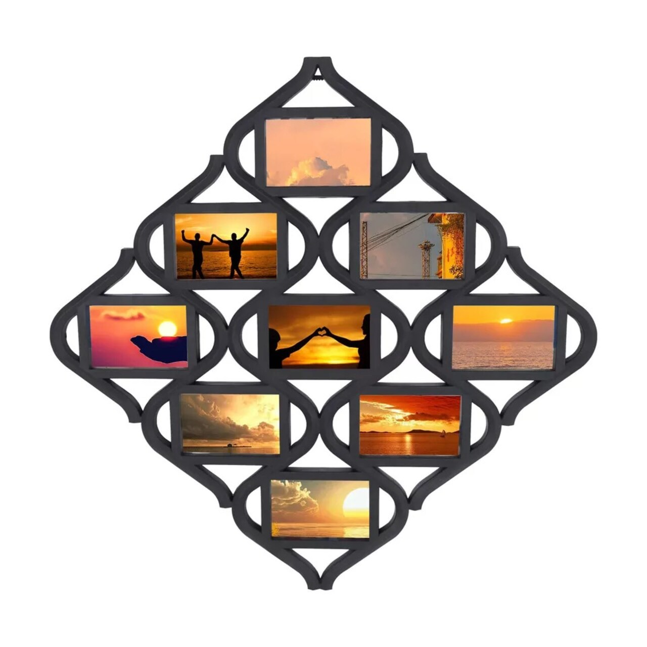 Collage Photo Frame 9 Picture Frames for Multi Photo Family Wall Decor 4"x6"